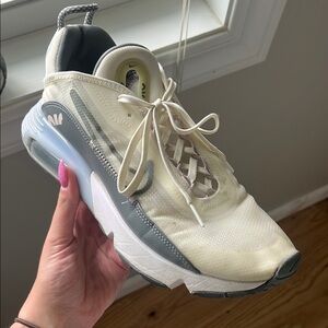 Nike Air Max 270 React Cream and Black Shoes